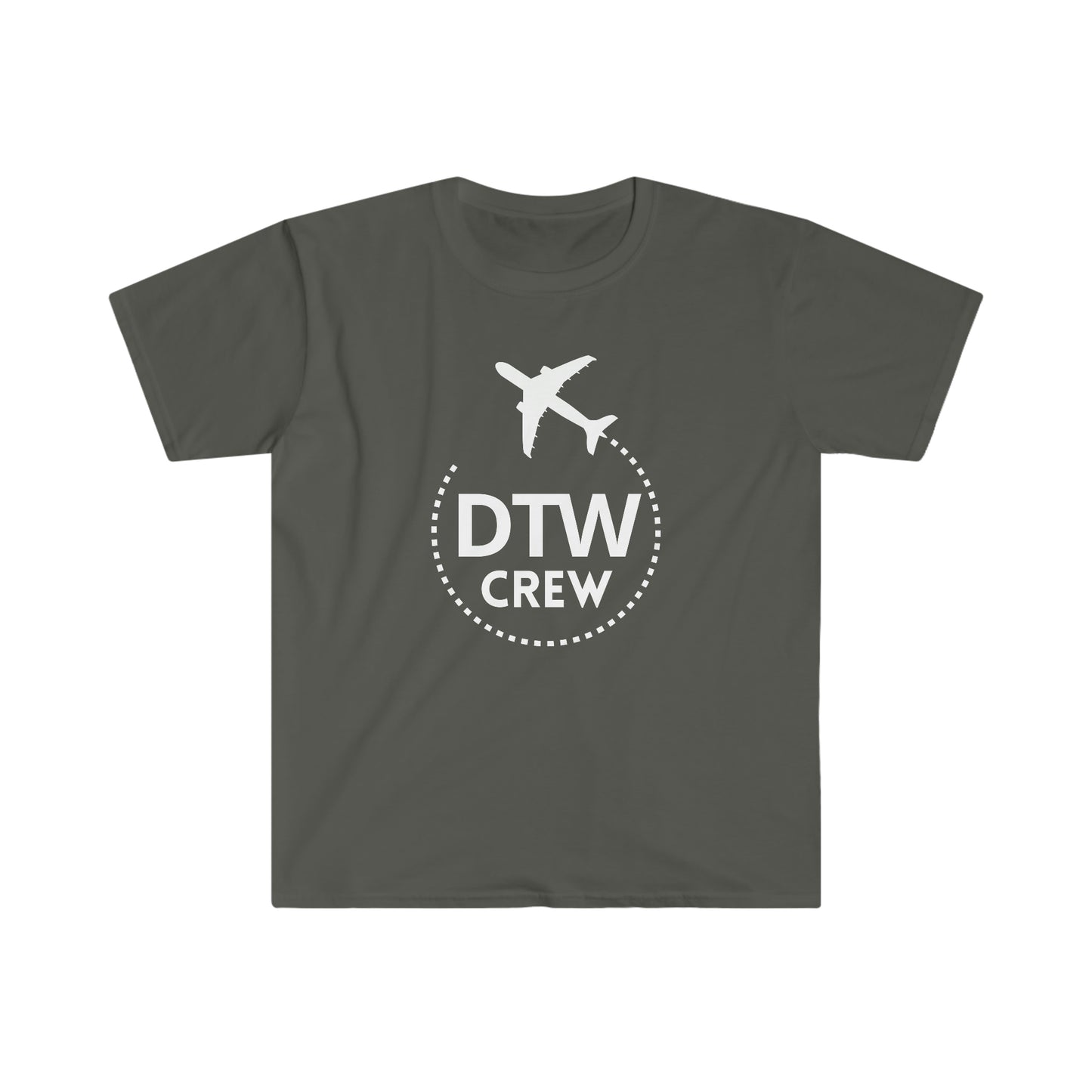 Detroit DTW CREW Airport Swag Aviation & Travel T-Shirt