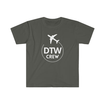 Detroit DTW CREW Airport Swag Aviation & Travel T-Shirt