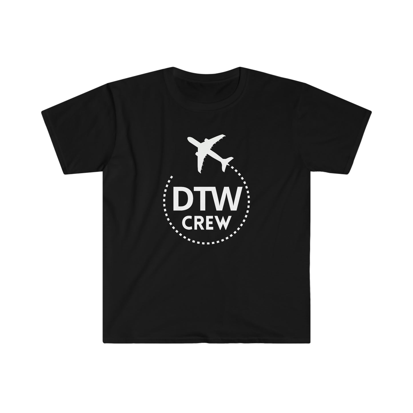 Detroit DTW CREW Airport Swag Aviation & Travel T-Shirt