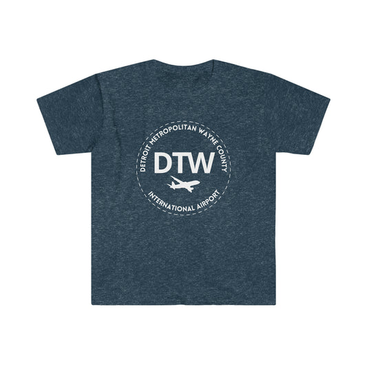 Detroit Airport DTW Swag Aviation & Travel T-Shirt