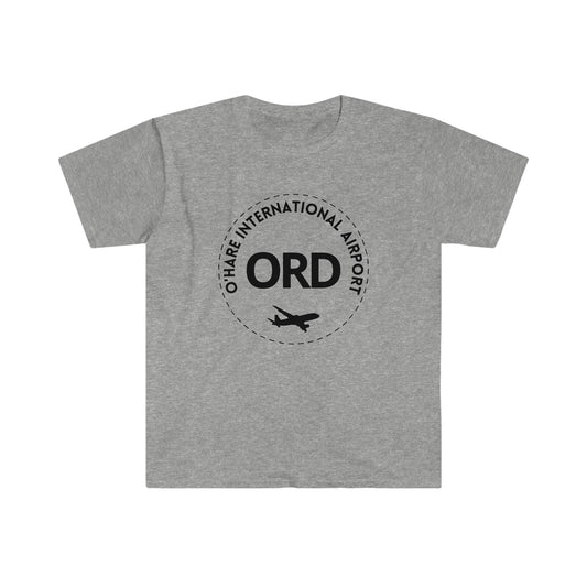 Chicago's ORD Airport Swag Aviation & Travel T-Shirt
