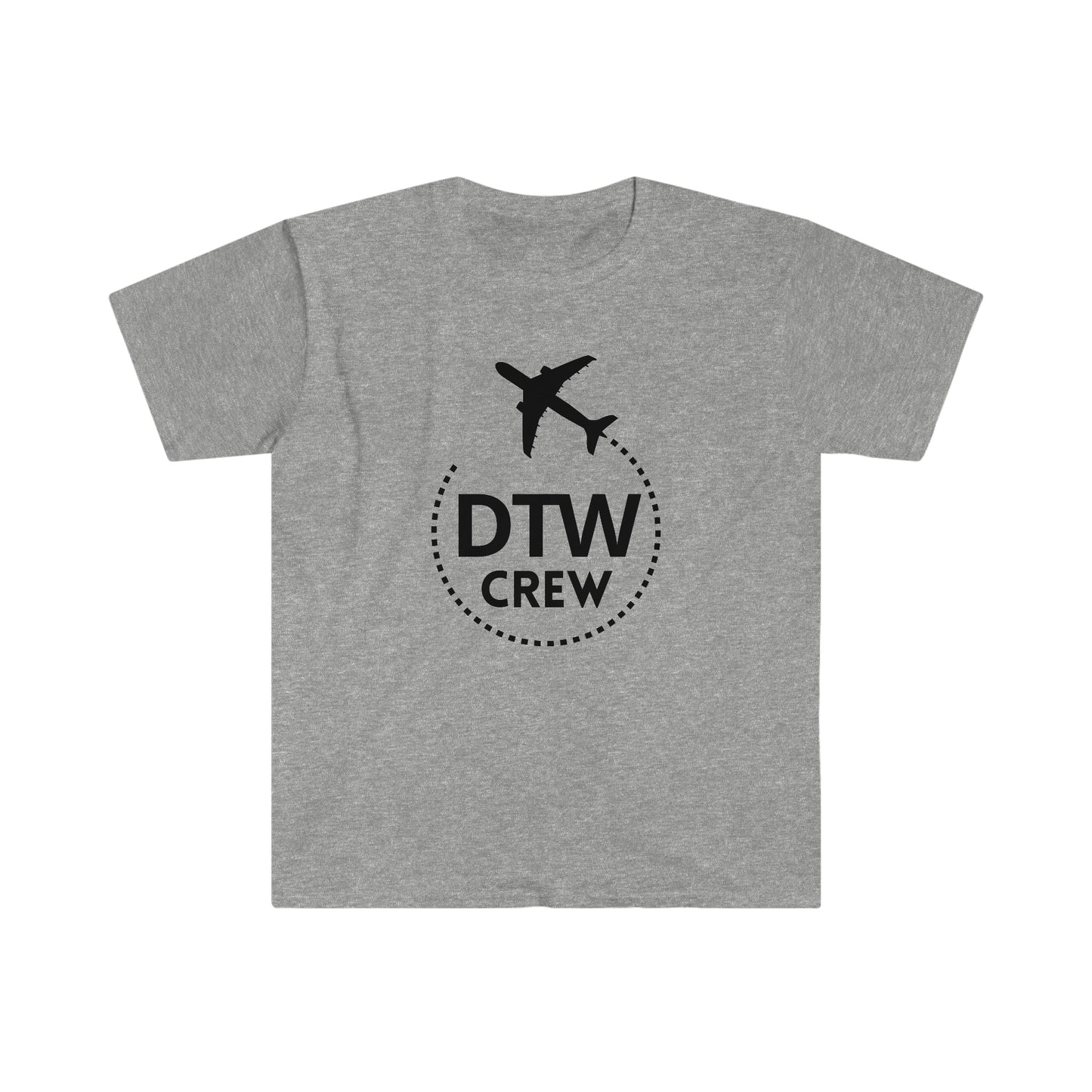 Detroit DTW CREW Airport Swag Aviation & Travel T-Shirt