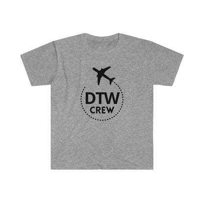 Detroit DTW CREW Airport Swag Aviation & Travel T-Shirt