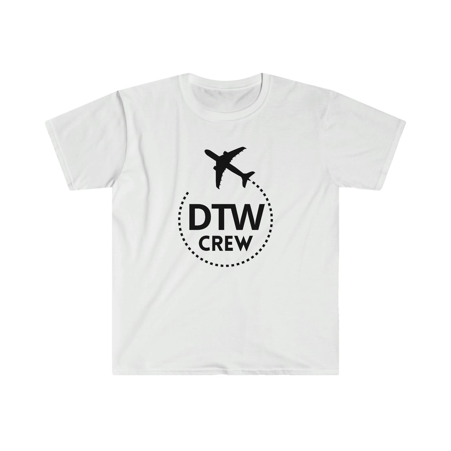 Detroit DTW CREW Airport Swag Aviation & Travel T-Shirt