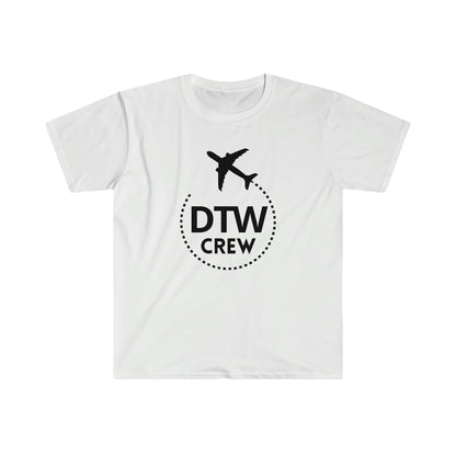 Detroit DTW CREW Airport Swag Aviation & Travel T-Shirt